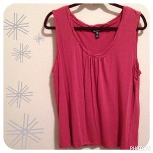 Deep pink flowy tank